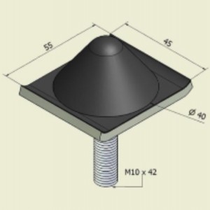 Antivibration Bumpers for industrial vehicles