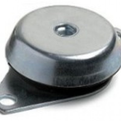 Bell-shaped anti-vibration mount with tear-proof buffer Hardness 55 SH A