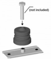 Anti-vibration mount for light-duty machines and appliances