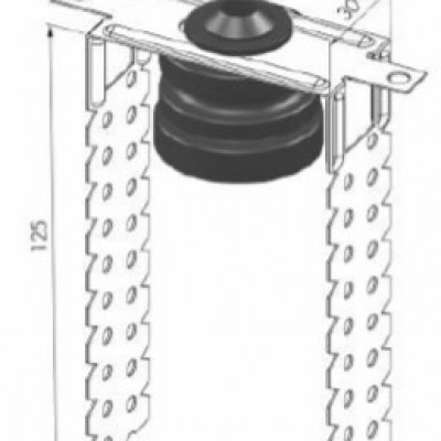 Anti-vibration ceiling mount