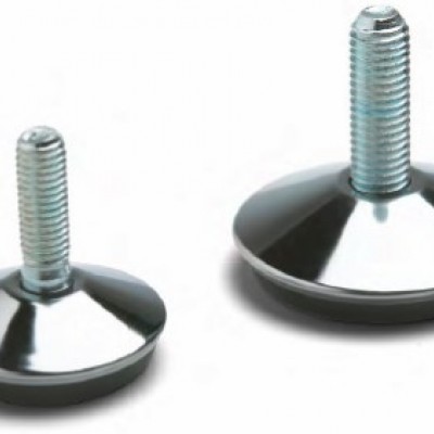 Galvanized steel coated polyethylene fixed foot