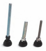 Articulated Nylon Foot -Ø 30 base - Galvan.steel stud