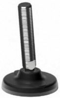 Ø 124 Base nylon complete swivelling foot - Galvanized steel stud