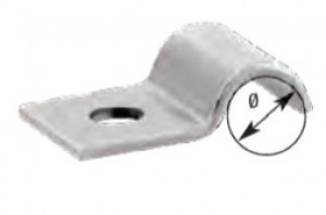 Fastening brackets type 3 for 1 pipe