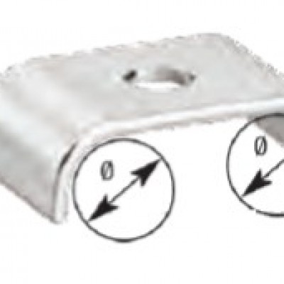 Fastening brackets type 5 for 2 pipe