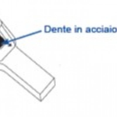 Nylon bands with metal tooth - Special products (On demand)