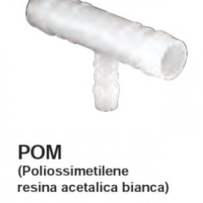 Plastic connections - T-shaped push-on connections with reduction