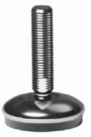 Adjustable swivel foot with base and stud in Stainless Steel AISI 304 max 2300 kg