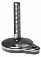 Articulated mount with side fixing base and stud in Stainless Steel AISI 304 max 2600 kg