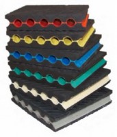 CR Neoprene rubber anti-vibration perforated plates