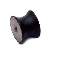 Waisted Female/Female anti-vibration mount galvanized steel Hardness 60 SH A